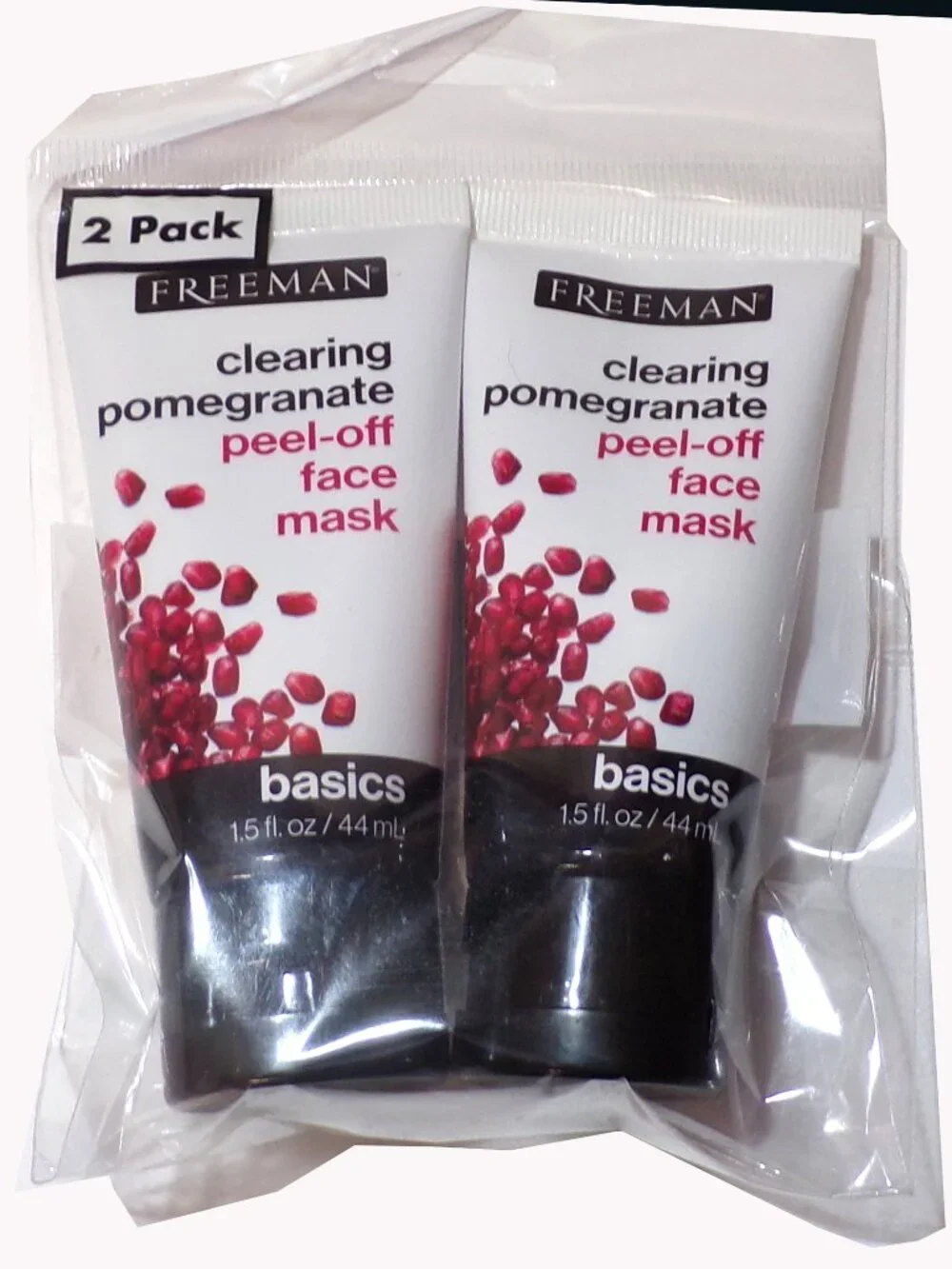 Freeman Basics Clearing Pomegranate peel-off Face Mask 1.5 oz. (Set of 2)